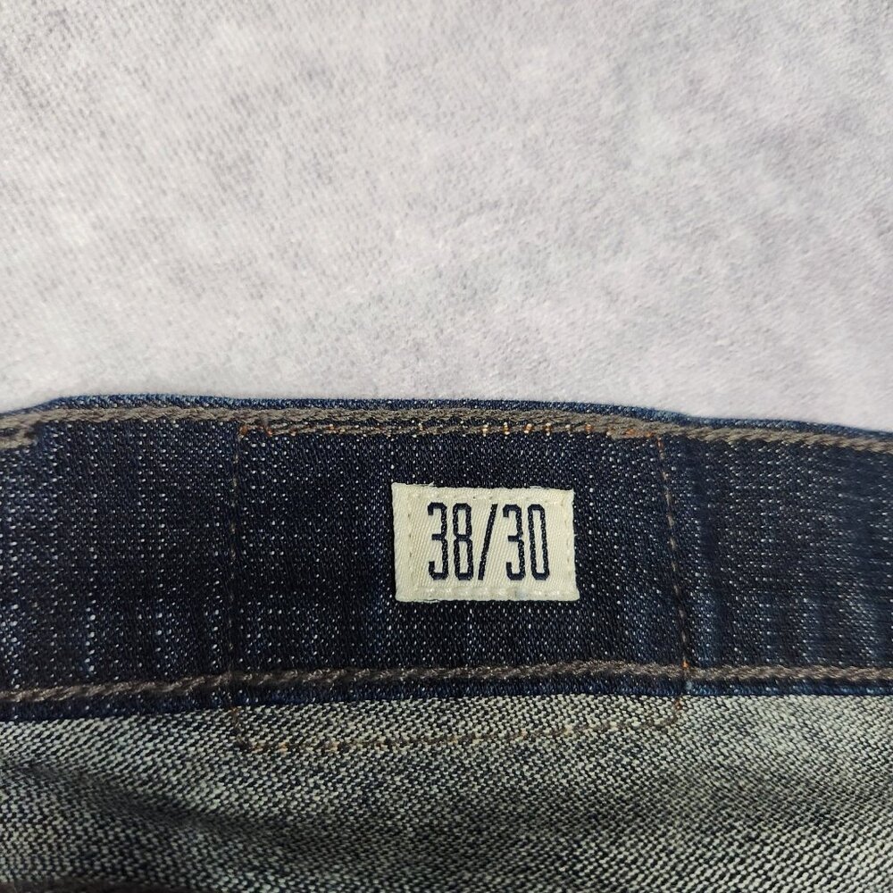 Flag & Anthem Jeans Mens 38x30 Nashville Straight Bennington Wash Denim Pants - Picture 7 of 16